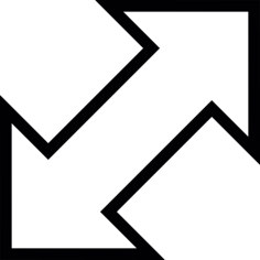 Arrow Double In Diagonal Laser Cut Svg File, Free Vectors File